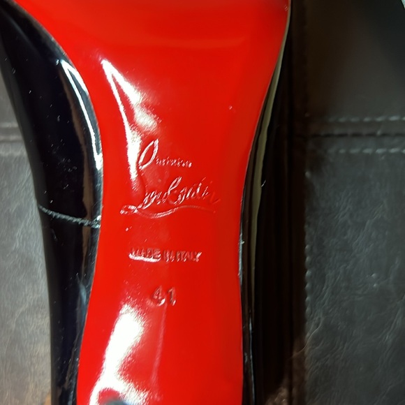 Christian Louboutin Patent Leather Kate 100mm Heels size 41 /10 - Picture 9 of 11